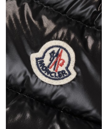 Moncler Enfant Girls Down Padded Ania Gilet in Black pas cheres