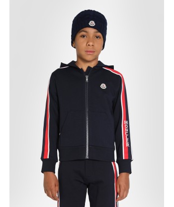 Moncler Enfant Boys Zip Up Top in Navy Par le système avancé 