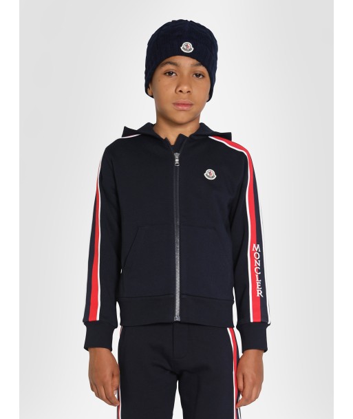 Moncler Enfant Boys Zip Up Top in Navy Par le système avancé 