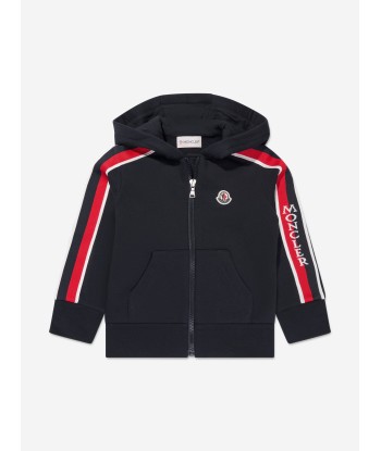 Moncler Enfant Boys Zip Up Top in Navy Par le système avancé 