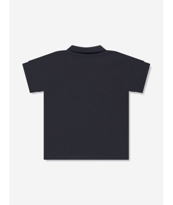 Moncler Enfant Baby Boys Polo Shirt in Navy 2023