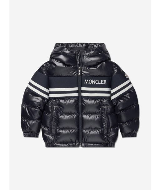 Moncler Enfant Boys Down Padded Mangal Jacket in Navy de l' environnement