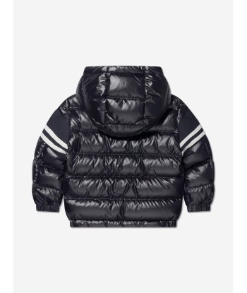 Moncler Enfant Boys Down Padded Mangal Jacket in Navy de l' environnement