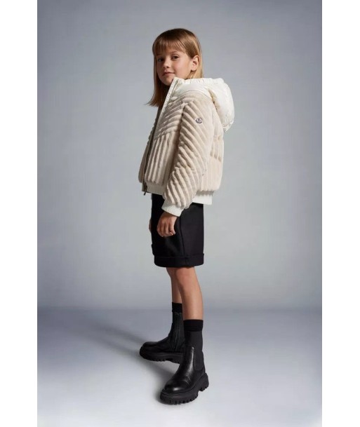 Moncler Enfant Girls Down Pedrix Jacket in Ivory Comparez et commandez 