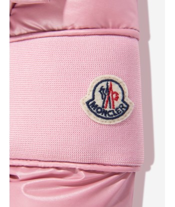 Moncler Enfant Girls Down Padded Truyere Jacket in Pink plus qu'un jeu 