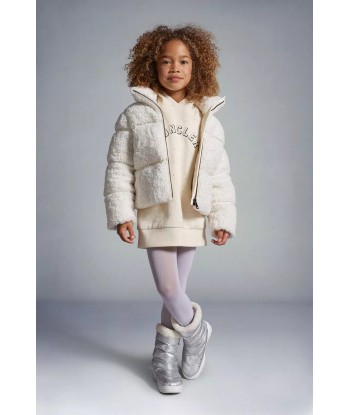 Moncler Enfant Girls Down Padded Segura Jacket in White store