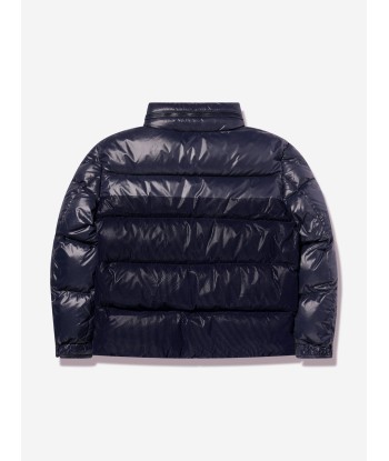 Moncler Enfant Boys Down Padded Hornelen Jacket in Navy Comparez plus de prix