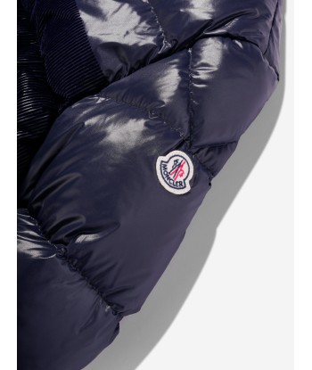 Moncler Enfant Boys Down Padded Hornelen Jacket in Navy Comparez plus de prix