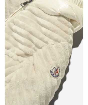 Moncler Enfant Girls Down Pedrix Jacket in Ivory Comparez et commandez 