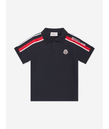 Moncler Enfant Boys Polo Shirt in Navy 2024