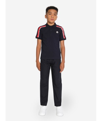 Moncler Enfant Boys Polo Shirt in Navy 2024