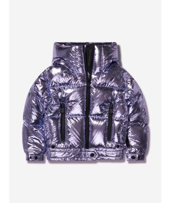 Moncler Enfant Moncler Grenoble Girls Down Padded Violette Jacket in Purple Comparez plus de prix