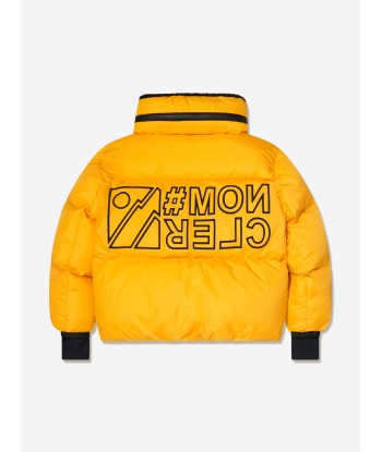 Moncler Grenoble Boys Down Padded Verdons Jacket in Yellow Toutes les collections ici