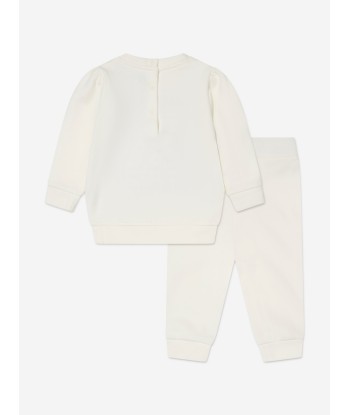 Ralph Lauren Baby Girls Sampler Tracksuit in Ivory Le MVP de beaucoup