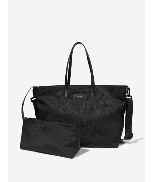 Versace Baby Tote Changing Bag in Black le des métaux précieux