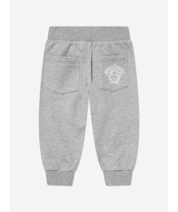 Versace Baby Boys La Greca Joggers in Grey la chaussure