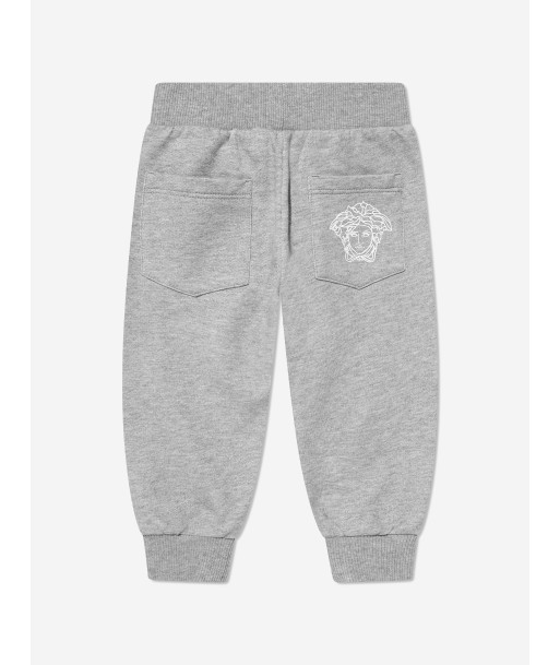 Versace Baby Boys La Greca Joggers in Grey la chaussure