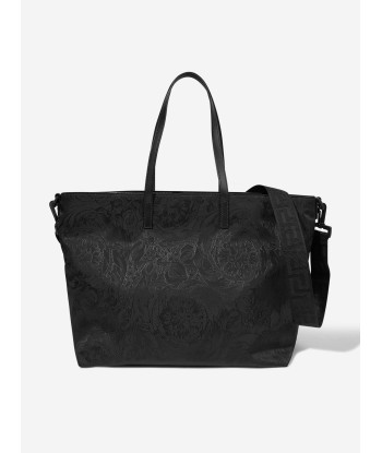 Versace Baby Tote Changing Bag in Black le des métaux précieux