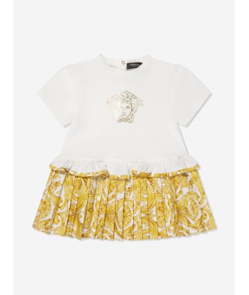 Versace Baby Girls Dress With Knickers in White ou a consommer sur place