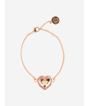 Versace Girls Diamante Heart Bracelet in Gold offre 