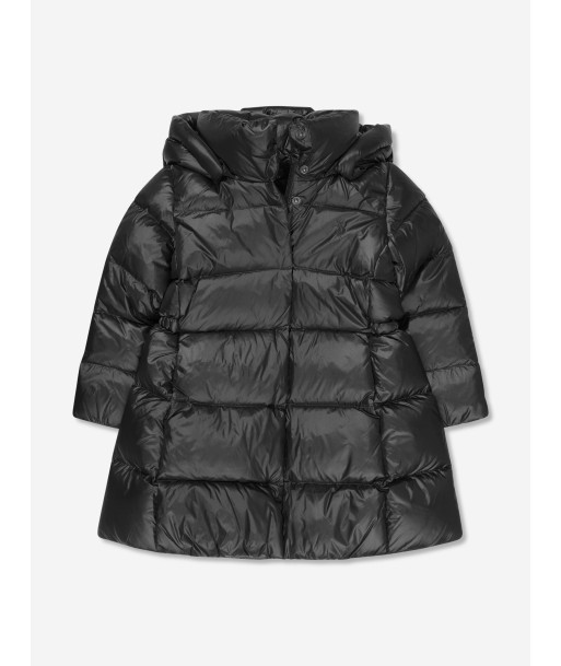 Ralph Lauren Girls Puffer Coat in Black les muscles