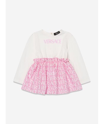 Versace Baby Girls Dress With Knickers in Pink de la marque