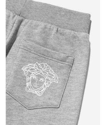 Versace Baby Boys La Greca Joggers in Grey la chaussure