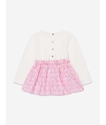 Versace Baby Girls Dress With Knickers in Pink de la marque