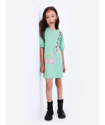 Aigner Girls Bag Print T-Shirt Dress in Green Comment ça marche