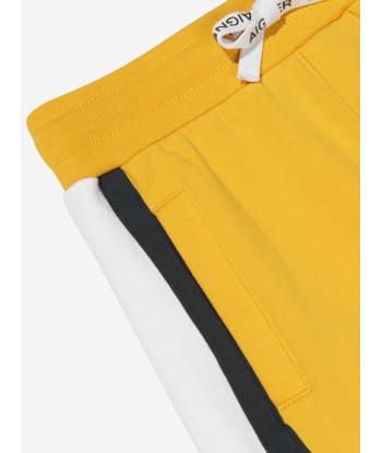 Aigner Boys Logo Bermuda Shorts in Yellow Les êtres humains sont 