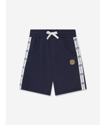 Aigner Boys Logo Shorts in Navy pas cher chine