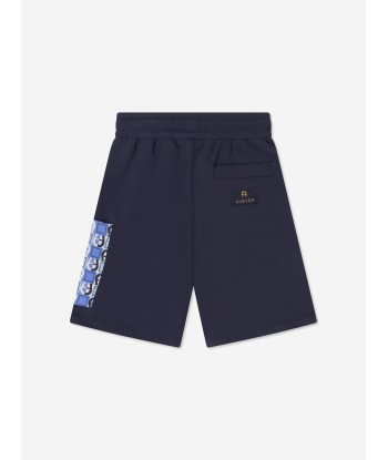 Aigner Boys Pocket Bermuda Shorts in Navy acheter