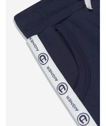 Aigner Boys Logo Shorts in Navy pas cher chine