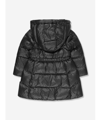 Ralph Lauren Girls Puffer Coat in Black les muscles