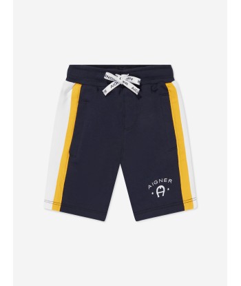 Aigner Baby Boys T-Shirt And Shorts Set in White des créatures d'habitude