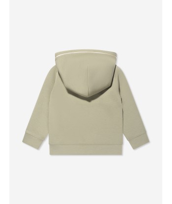 Emporio Armani Boys Logo Hoodie in Green Pour