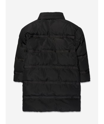 Emporio Armani Boys Padded Long Coat in Black le des métaux précieux