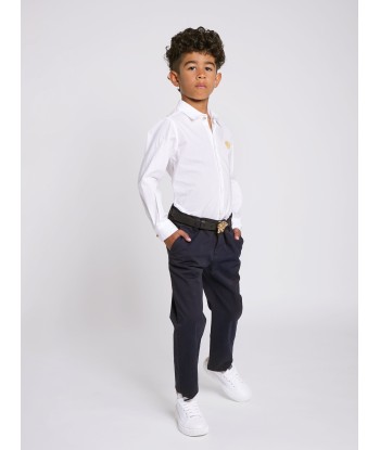 Emporio Armani Boys Branded Trousers in Navy français