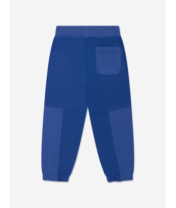 Emporio Armani Boys Logo Joggers in Blue Véritable concentré