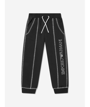 Emporio Armani Boys Logo Joggers in Black prix