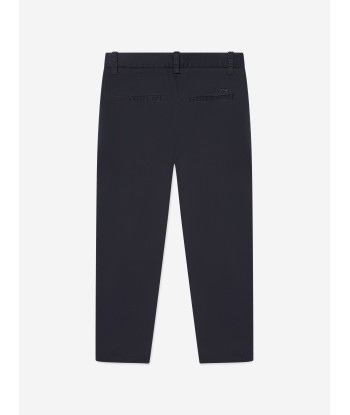 Emporio Armani Boys Branded Trousers in Navy français