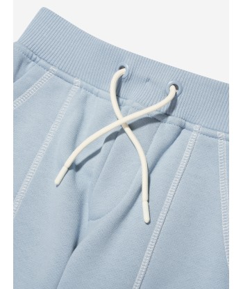 Emporio Armani Boys Logo Joggers in Blue Paris Déstockage Promo