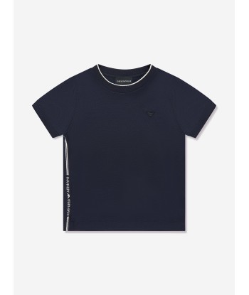 Emporio Armani Boys Log T-Shirt in Navy 2 - 3 jours ouvrés.