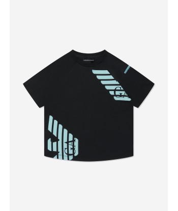 Emporio Armani Boys Logo T-Shirt in Black français