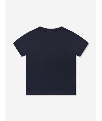 Emporio Armani Boys Log T-Shirt in Navy 2 - 3 jours ouvrés.