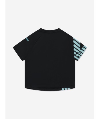 Emporio Armani Boys Logo T-Shirt in Black français