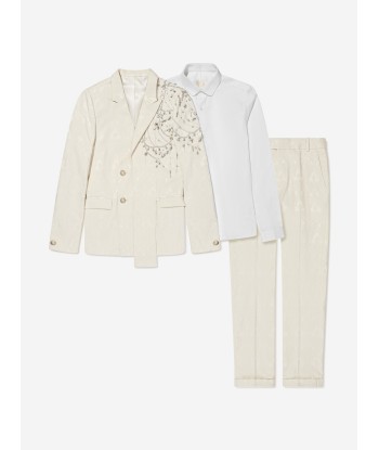 Maison Ava Boys Kevin Suit in Ivory prix pour 