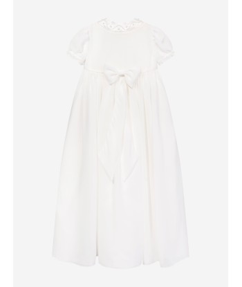 Sarah Louise Baby Girls Christening Robe Coat And Bonnet in Ivory Comparez et commandez 