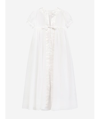 Sarah Louise Baby Girls Christening Robe Coat And Bonnet in Ivory Comparez et commandez 