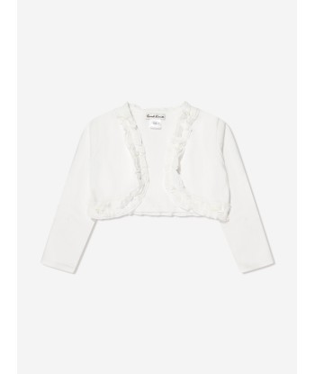 Sarah Louise Girls Frilly Bolero in Ivory Par le système avancé 